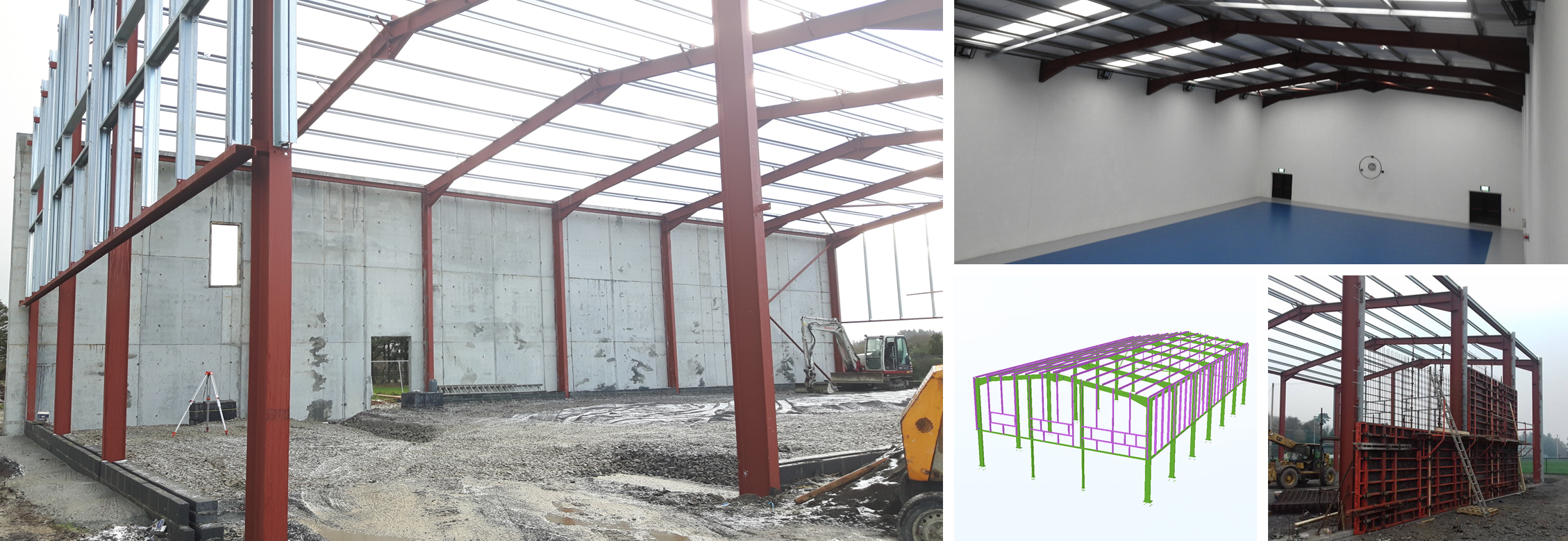 Lally Chartered Engineers work on the new Tourmakeady GAA Club which involved structural design, build and finishes.