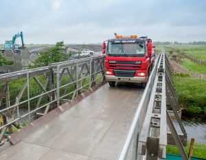 Lally Chartered Engineers provide structural designs for temporary bridges